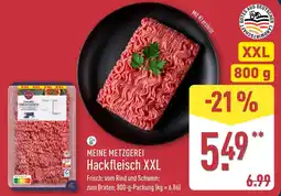 Aldi Nord MEINE METZGEREI Hackfleisch XXL Angebot