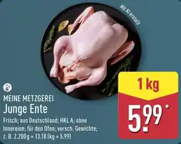Aldi Nord MEINE METZGEREI Junge Ente Angebot