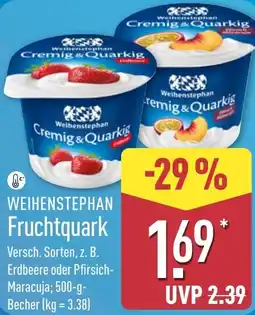 Aldi Nord WEIHENSTEPHAN Fruchtquark Angebot