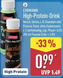 Aldi Nord EHRMANN High-Protein-Drink Angebot