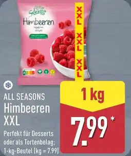 Aldi Nord ALL SEASONS Himbeeren XXL Angebot