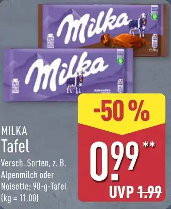 MILKA Tafel