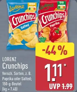 Aldi Nord LORENZ Crunchips Angebot