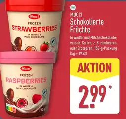 Aldi Nord MUCCI Schokolierte Früchte Angebot