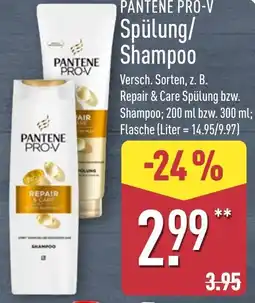Aldi Nord PANTENE PRO-V Spülung/Shampoo Angebot