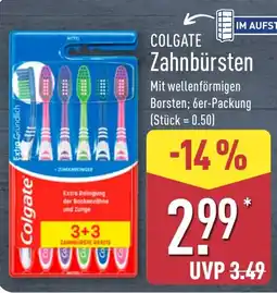 Aldi Nord COLGATE Zahnbürsten Angebot