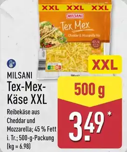 Aldi Nord MILSANI Tex-Mex- Käse XXL Angebot