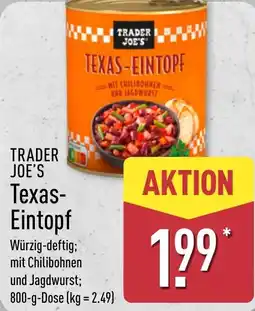 Aldi Nord TRADER JOE'S Texas- Eintopf Angebot