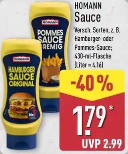 Aldi Nord HOMANN Sauce Angebot