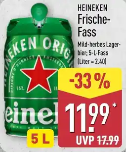 Aldi Nord HEINEKEN Frische- Fass Angebot