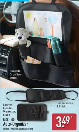 Aldi Nord RIDE + GO Auto-Organizer Angebot