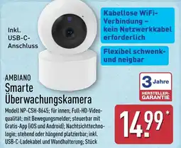 Aldi Nord AMBIANO Smarte Überwachungskamera Angebot