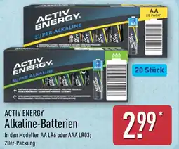 Aldi Nord ACTIV ENERGY Alkaline-Batterien Angebot