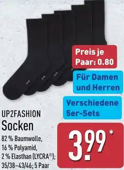Aldi Nord UP2FASHION Socken Angebot