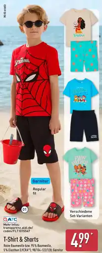 Aldi Nord T-Shirt & Shorts Angebot