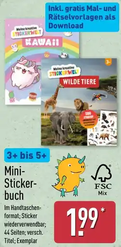 Aldi Nord Mini Stickerbuch Angebot
