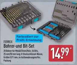 Aldi Nord FERREX Bohrer-und Bit-Set Angebot