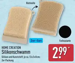 Aldi Nord HOME CREATION Silikonschwamm Angebot