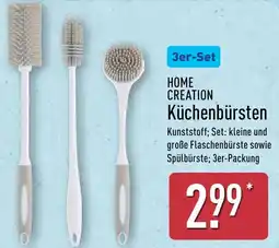 Aldi Nord HOME CREATION Küchenbürsten Angebot