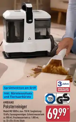 Aldi Nord AMBIANO Polsterreiniger Angebot