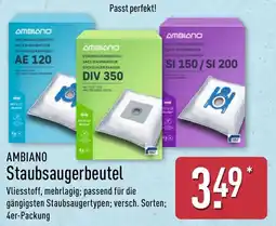 Aldi Nord AMBIANO Staubsaugerbeutel Angebot