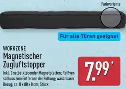 Aldi Nord WORKZONE Magnetischer Zugluftstopper Angebot