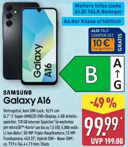 Aldi Nord SAMSUNG Galaxy A16 Angebot