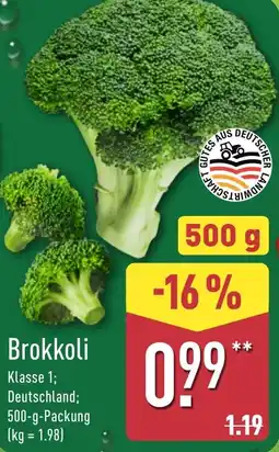 Aldi Nord Brokkoli Angebot