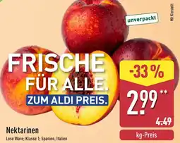 Aldi Nord Nektarinen Angebot