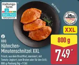 Aldi Nord BBQ Hähnchen Minutenschnitzel XXL Angebot