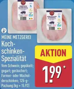 Aldi Nord MEINE METZGEREI Kochschinken Spezialität Angebot