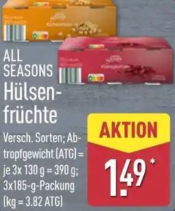 Aldi Nord ALL SEASONS Hülsenfrüchte Angebot