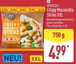 Aldi Nord SPEISEZEIT Crispy Mozzarella Sticks XXL Angebot