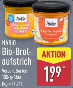 Aldi Nord NABIO Bio-Brotaufstrich Angebot