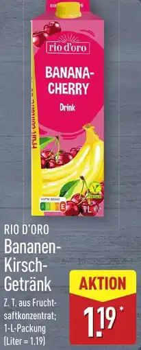 Aldi Nord RIO D'ORO Bananen Kirsch Getränk Angebot