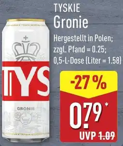 Aldi Nord TYSKIE Gronie Angebot