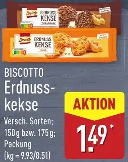 Aldi Nord BISCOTTO Erdnusskekse Angebot