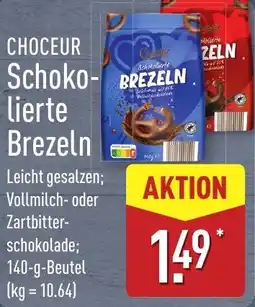 Aldi Nord CHOCEUR Schokolierte Brezeln Angebot