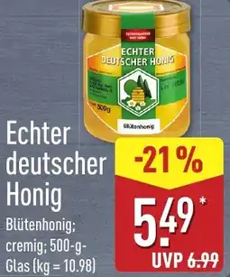 Aldi Nord Echter deutscher Honig Angebot