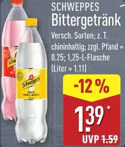 Aldi Nord SCHWEPPES Bittergetränk Angebot