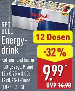 Aldi Nord RED BULL Energydrink Angebot