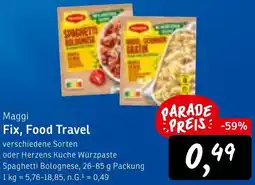 KONSUM Maggi Fix, Food Travel Angebot
