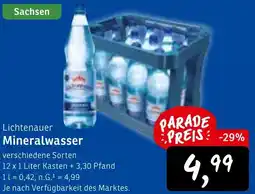 KONSUM Lichtenauer Mineralwasser Angebot
