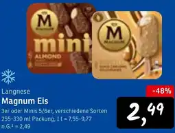 KONSUM Langnese Magnum Eis Angebot