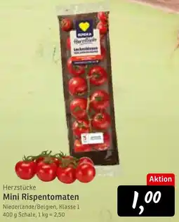 KONSUM Edeka Herzstücke Mini Rispentomaten Angebot