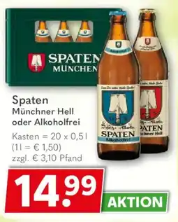 Getränkeland Spaten Münchner Hell oder Alkoholfrei Angebot