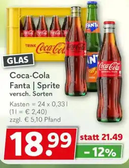 Getränkeland Coca-Cola | Fanta | Sprite Angebot