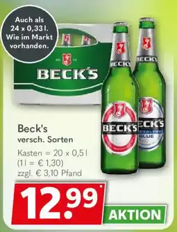 Getränkeland Beck's Angebot