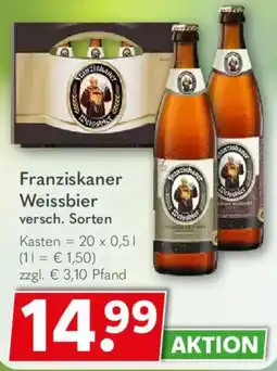 Getränkeland Franziskaner Weissbier Angebot