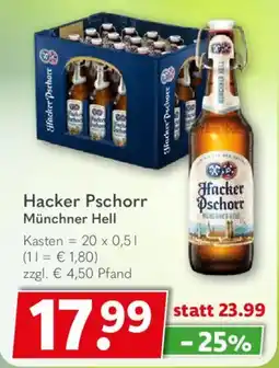 Getränkeland Hacker Pschorr Münchner Hell Angebot